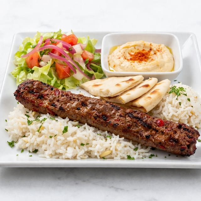 Adana Kebab Plate.
