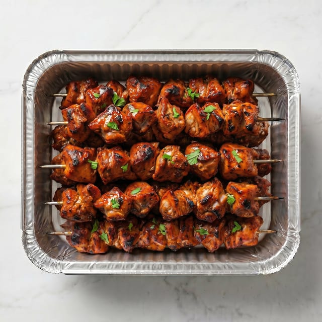 Catering Beef Shish Kebab Serves 5.