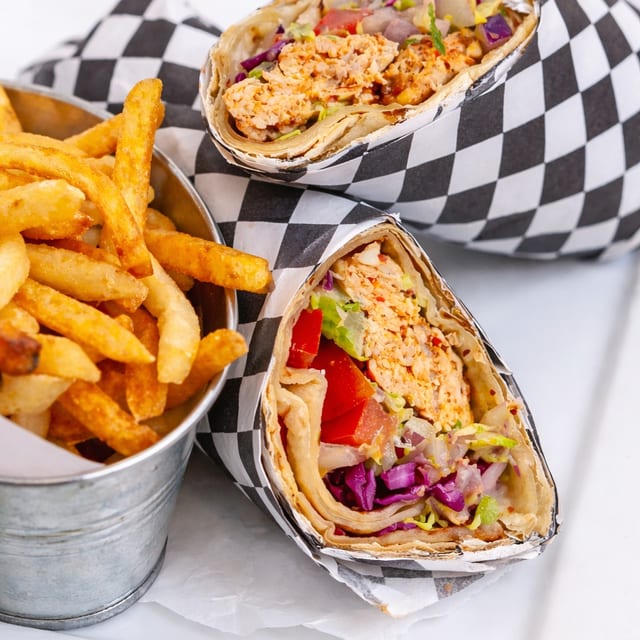 Chicken Adana Wrap.